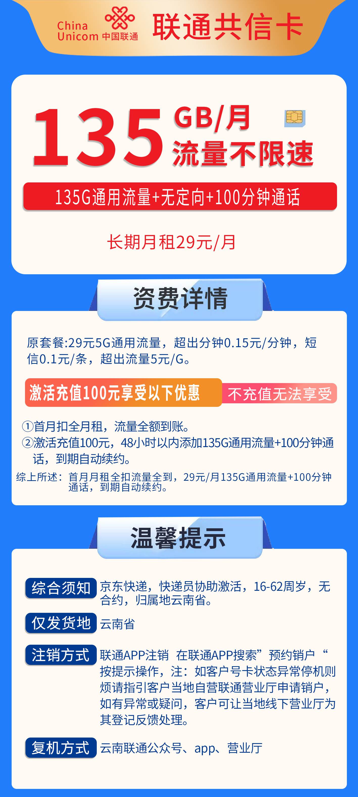 365套餐网，联通共信卡资费套餐介绍